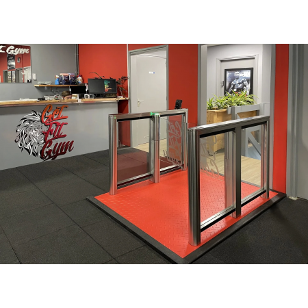 PERCo Скоростной проход ST-01 с распашными створками и встроенным картоприемником PERCo Скоростной проход ST-01 с распашными створками и встроенным картоприемником